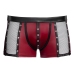 NEK Men's Matte Look Pants XL with Mesh and Stud Details, Red-Black
