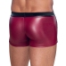 NEK Men's Matte Look Pants XL with Mesh and Stud Details, Red-Black