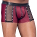 NEK Men's Matte Look Pants XL with Mesh and Stud Details, Red-Black