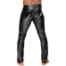 Noir Handmade Powerwetlook Trousers XL with Vinyl Accents Black