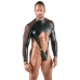 Svenjoyment Men's Body S Black Powernet Matte Design, Long Sleeve