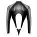 Svenjoyment Men's Body S Black Powernet Matte Design, Long Sleeve