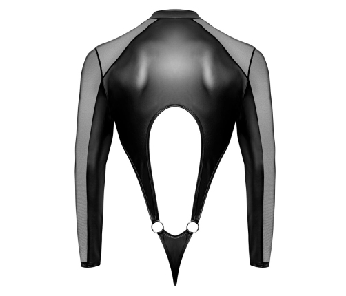 Svenjoyment Men’s Body M Black Powernet & Matte Look, Long Sleeve Zip