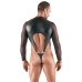 Svenjoyment Men's Body XL Black Powernet & Matte Look, Zipped, Long Sleeve