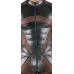 Svenjoyment Black Stretch Playsuit M - Matte & Powernet, 3-Way Zip