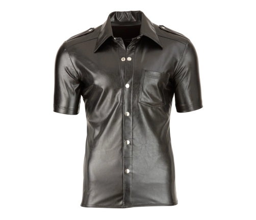 Imitat. Leather Men's Shirt M