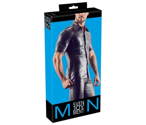 Imitat. Leather Men's Shirt M
