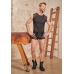NEK Men's Sleeveless XL Shirt Matte Look & Mesh Black Performance