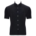 Svenjoyment Silver Lurex-Look Men's Shirt S - Shimmering, Stretchy Fit