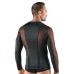 Svenjoyment Black Long Sleeve Shirt with Net Accents, Size M