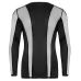 Svenjoyment Black Long Sleeve Shirt with Net Accents, Size M