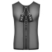 Svenjoyment Bondage Sleeveless Net Shirt with Adjustable Cuffs M Black