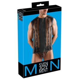 Svenjoyment Men's Net & Wetlook Shirt 3XL with Gold Accents