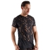 Svenjoyment Shirt 3XL Black Burnout Effect Short Sleeve Stretch