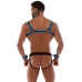 Men's Jock set black/blue 2XL