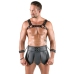 Svenjoyment Bondage Gladiator Set S - Chest Harness & Skirt, Black Matte