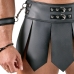 Svenjoyment Bondage Black Matte Gladiator Set with Harness & Cuffs L