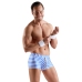 Svenjoyment Men's Pants Costume XL Blue-White Striped with Anchor Embroidery