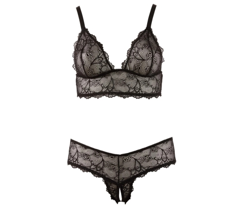 Bra and String black 2XL