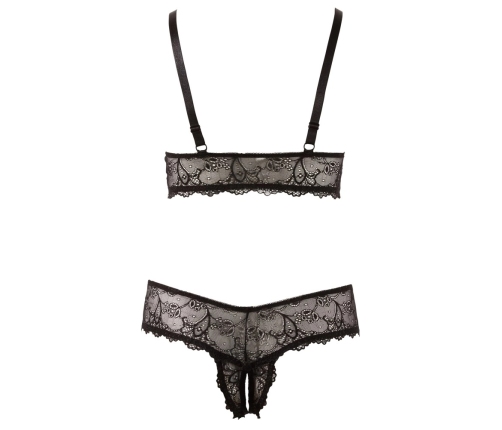 Bra and String black 3XL