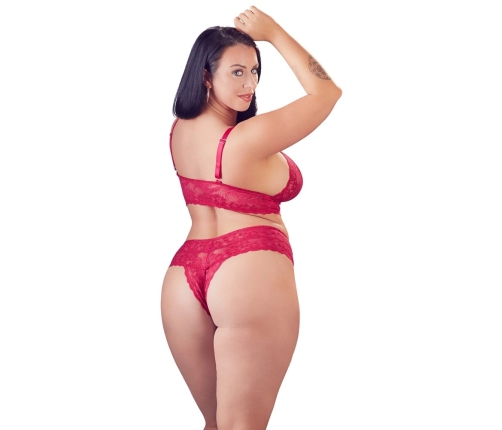 Bra and Red Briefs 4XL