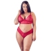 Bra and Red Briefs 4XL