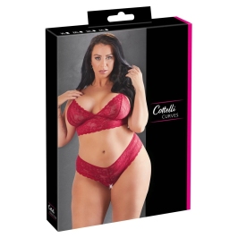 Bra and Red Briefs 4XL