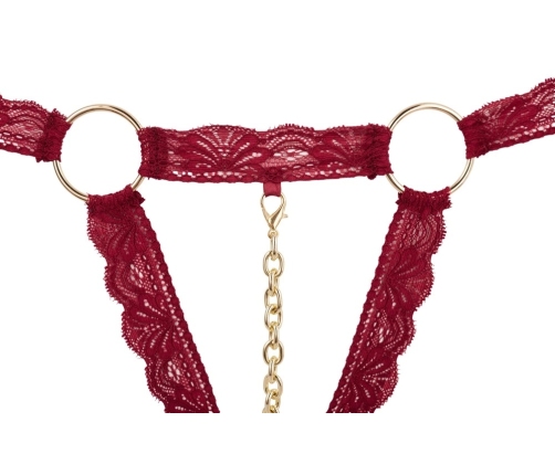 Bra Set open red M/L