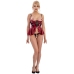 Shelf Bra Set red 85B/L