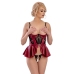 Shelf Bra Set red 85B/L