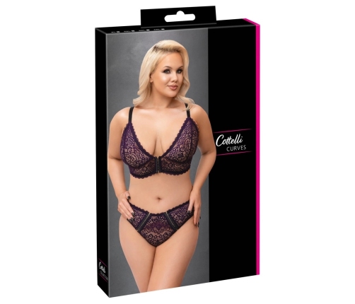 Bra Set purple 4XL