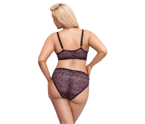 Bra Set purple 4XL