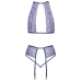 Kissable Lingerie Set L/XL - Lavender Lace, Adjustable Suspender Belt