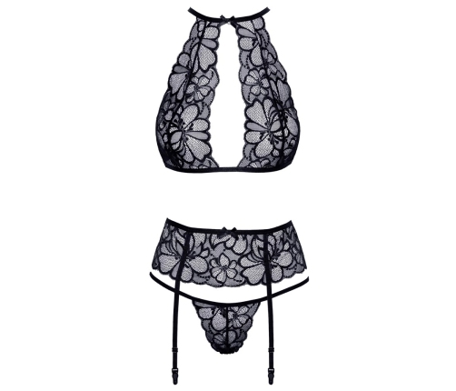 Kissable Lace Bra Set L/XL - Floral Pattern, Adjustable Straps