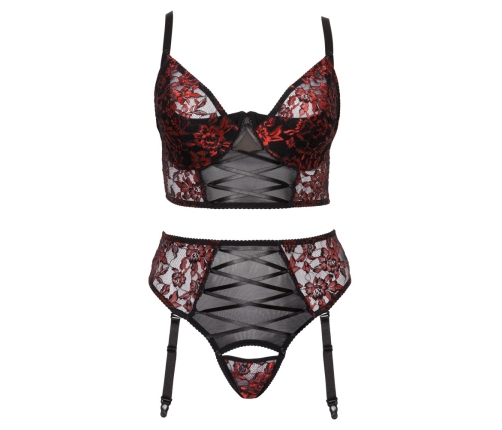 Bra Set black/red 85C/L