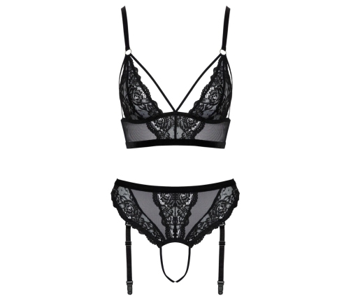 Bra & Thong black S