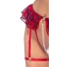Cottelli Costumes Plaid Lingerie Set with Choker, Adjustable, Size L