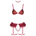 Cottelli Costumes Plaid Lingerie Set with Choker, Adjustable, Size L
