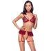 Cottelli Costumes Plaid Lingerie Set with Choker, Adjustable, Size L