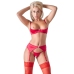 Shelf Bra Set red 85C/L