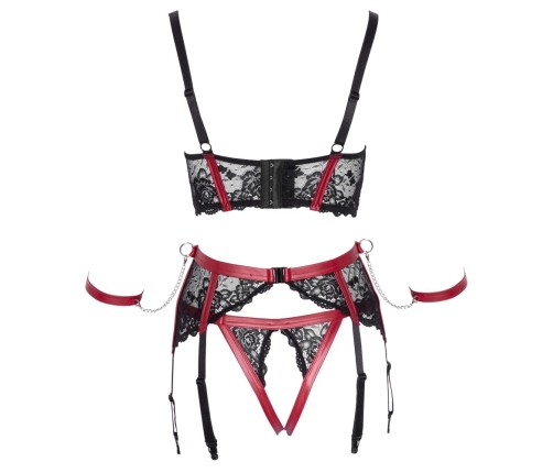 Shelf Bra Set black/red S