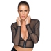 Noir Top w Zip M