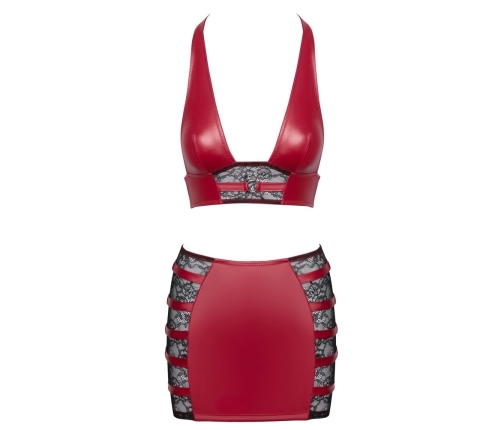 Top & Skirt red S