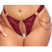 Open Top & Thong red L