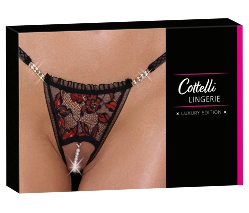 Crotchless String Pearl S/M