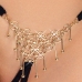 Cottelli LINGERIE String S-L Adjustable White Gold-Effect Decoration