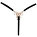 Cottelli LINGERIE String S-L Adjustable White Gold-Effect Decoration
