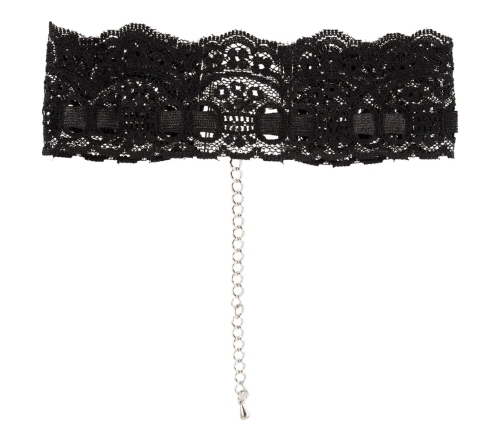Black Level Elegant Lace Choker with Adjustable Chains 30-45cm
