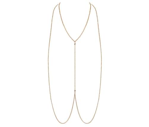 Cottelli Accessories Gold Body Chain - Adjustable Glamour Jewelry