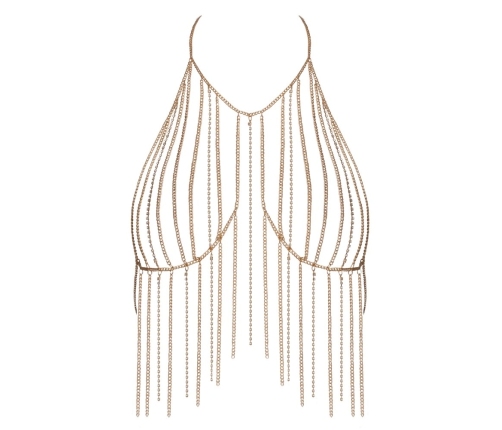 Cottelli Accessoires Chain Top Gold - Adjustable Metallic Chain Design
